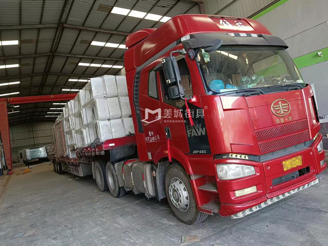 2023.5.15美城(cheng)街(jiē)具(ju)供應金寨第三車(che)候車(che)亭髮(fa)貨記錄
